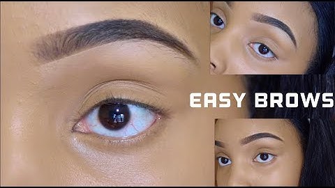 HOW TO: QUICK AND EASY EYEBROW TUTORIAL | NATURAL BROW | THIN BROW FRIENDLY | BEGINNER FRIENDLY