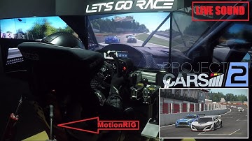 Project Cars 2 [MotionSIM & LIVE SOUND] - Acura NSX GT3 @ SPA