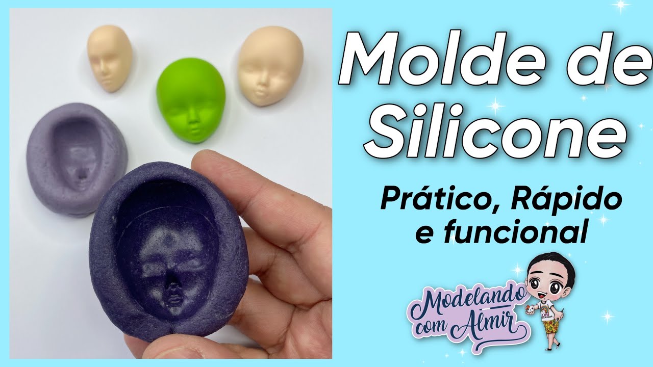 Molde de Silicone Caseiro | Fácil e Prático @AlmirNascimento