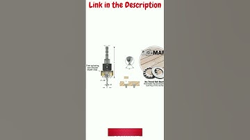 Amana Tool - 55336 Carbide Tipped 82° Countersink with Adjustable Depth Stop#shorts #short #woodwork