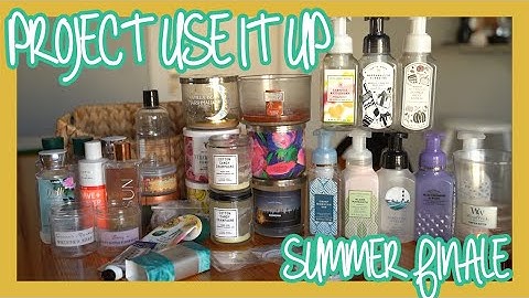 Project Use It Up- Summer Finale (So Many Empties!)