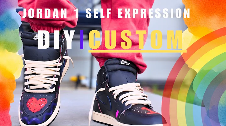 HOW TO DIY THE AIR JORDAN 1 RETRO "SELF EXPRESSION" CUSTOMIZATION
