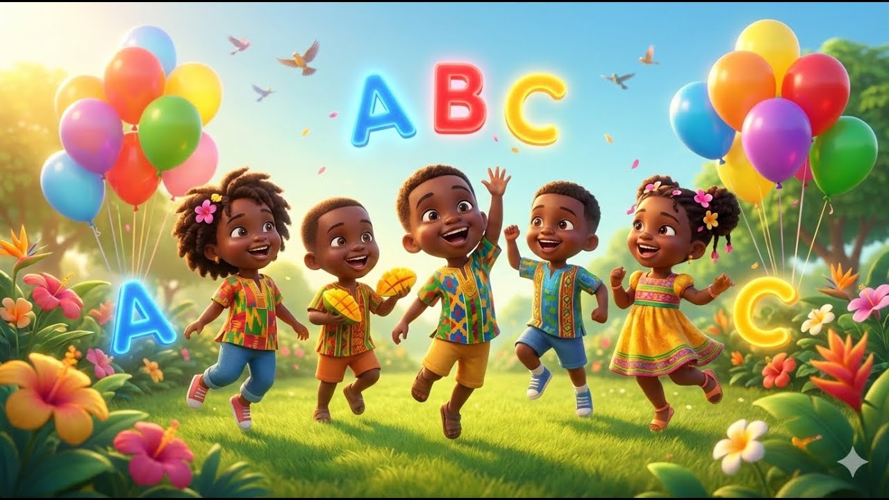 ABC Fun for Kids | Ghanaian Kids Singing ABCs with Playful 10 Sense Adventure