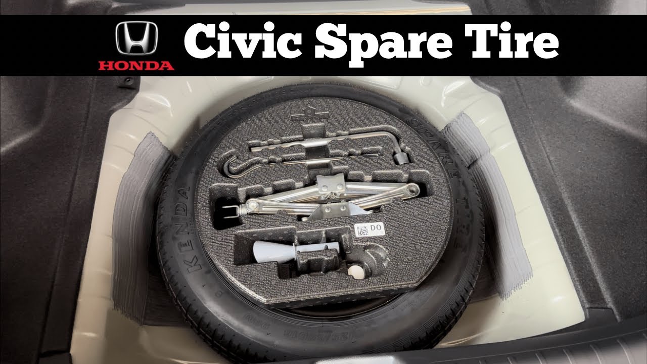 2022 - 2023 Honda Civic Spare Tire Location - How To Remove Spare Jack