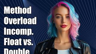Method overloading shows 'incompatible type error' with float but not with double