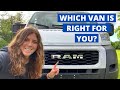 Which van is right for you  van life  solo female traveler  ram promaster