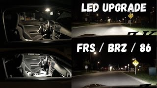FRS | BRZ | 86 - Interior & Exterior LED Swap | Raise Headlight Bulb (How-To)