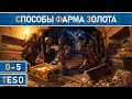 Фарм голды (заработок золота) в TESO. Способы в 2021г.