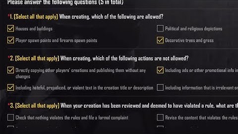 How To Become a Wow Creator in Pubg Mobile - All Correct Answers- Gdi M Gul