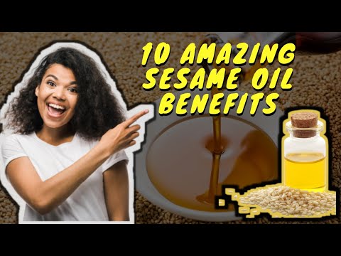 10 Amazing Sesame Oil Benefits 👍 Health Tips 💪