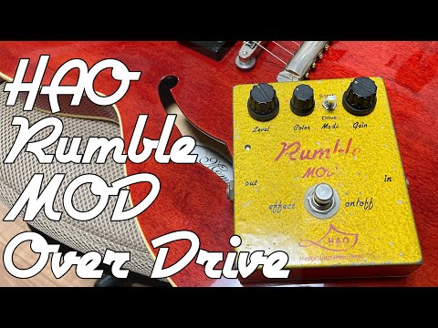 Hao Rumble MOD demo with ES-335 - YouTube