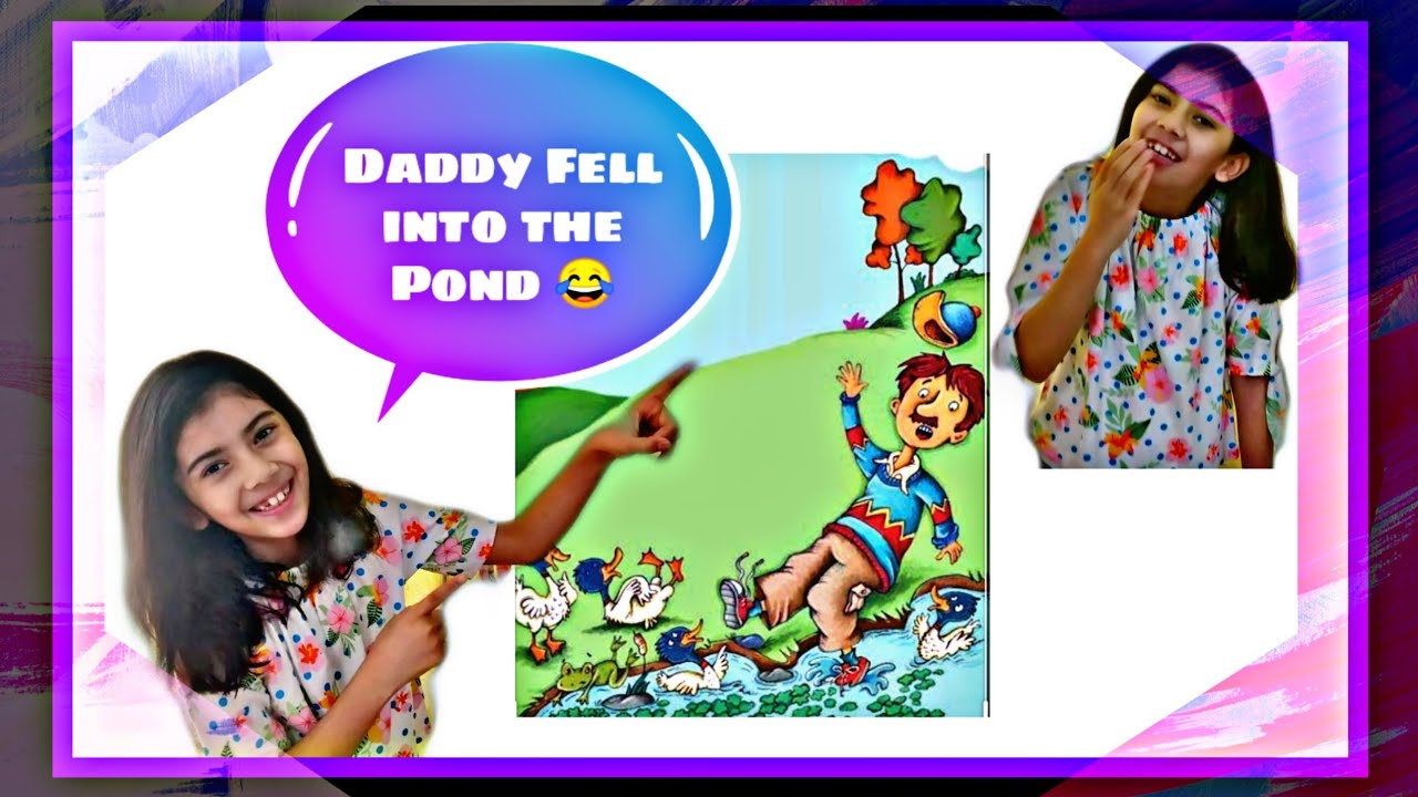 Daddy Fell Into The Pond || Kids Poem || Cartoon Movie || Kids Fun &amp; Learn With Rudra - YouTube