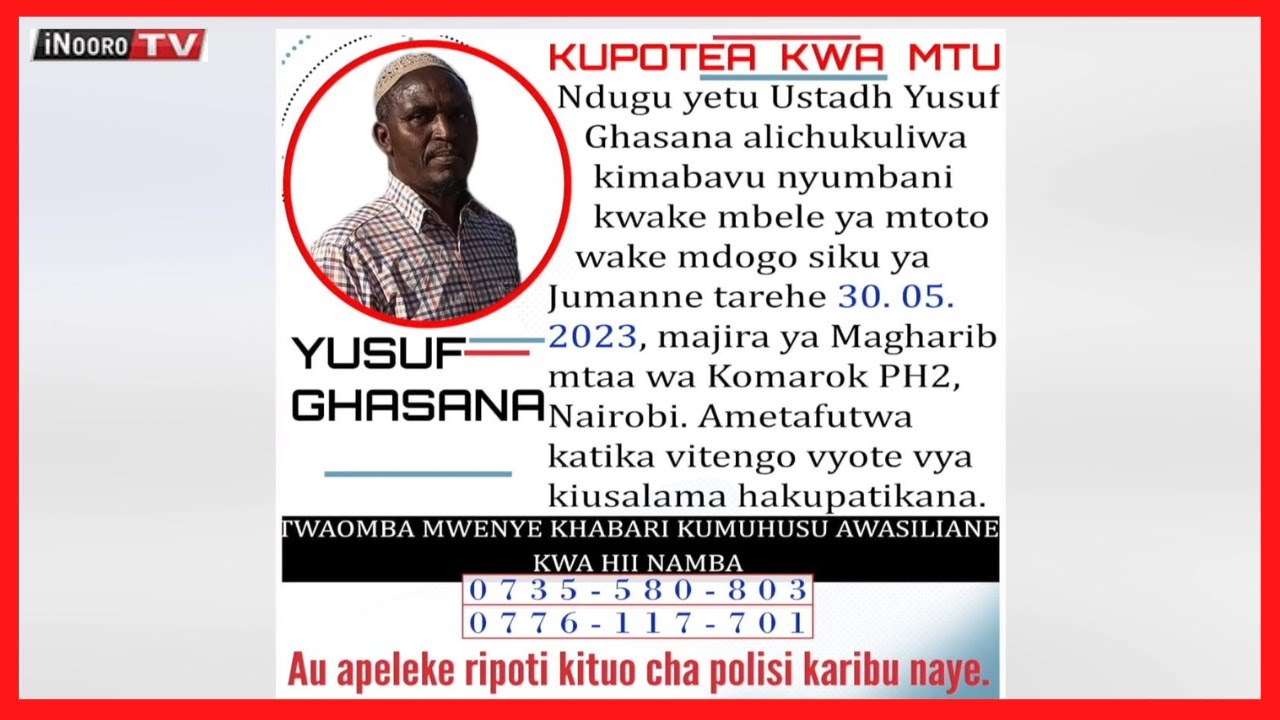 Thutha Wa Kuonereria Andũ Methaga Nyũmba Njĩra Yusuf Ghasana Athire Kũ