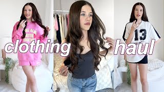 CLOTHING HAUL! New Era White Fox 2024 | Miss Charli