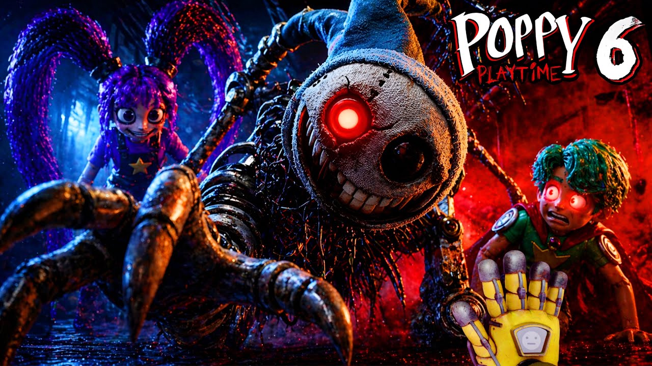 Poppy6 Poppy Playtime Chapter 6 FULL GAME… The Ending Is INSANE 😱 (4K 60FPS ...