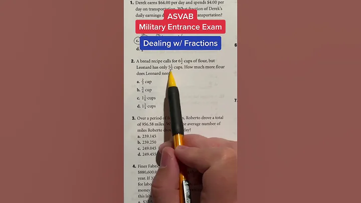 ASVAB AFQT Arithmetic Reasoning answer 2