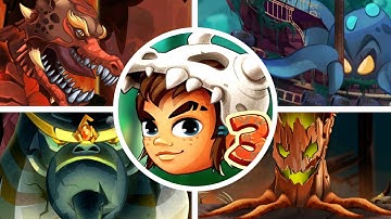 Jungle Adventures 3 - All Bosses + Ending