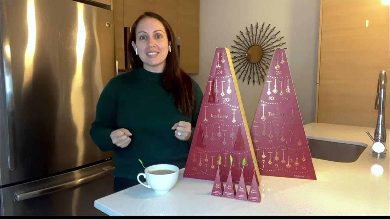 Tea Forte 24 Count Warming Joy Tea Advent Calendar on QVC YouTube
