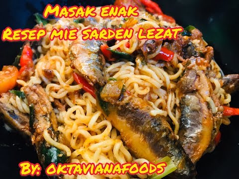 Cara Memasak Sarden Campur Mie