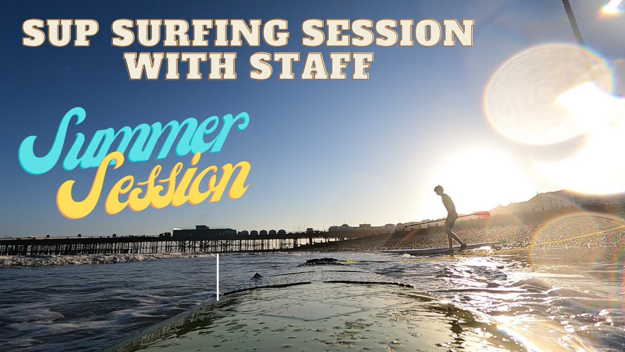 Summer SUP Surf Session with the staff.