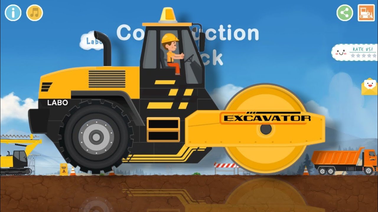 Road roller  -  Labo Construction Truck - 