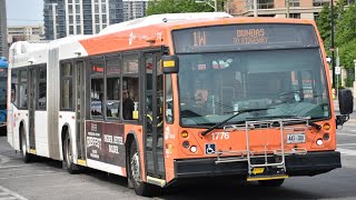 Miway 2017 Novabus LFSA 1776 | 1 Dundas (Ride Video)