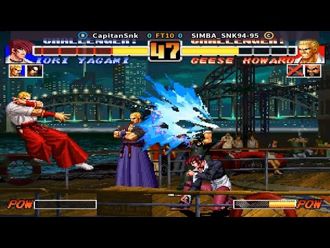 Fightcade 👊 The King Of Fighters 96 👊🏾 CapitanSnk 🇲🇽 Vs SIMBA_SNK94-95 🇺🇸 FT10 👊