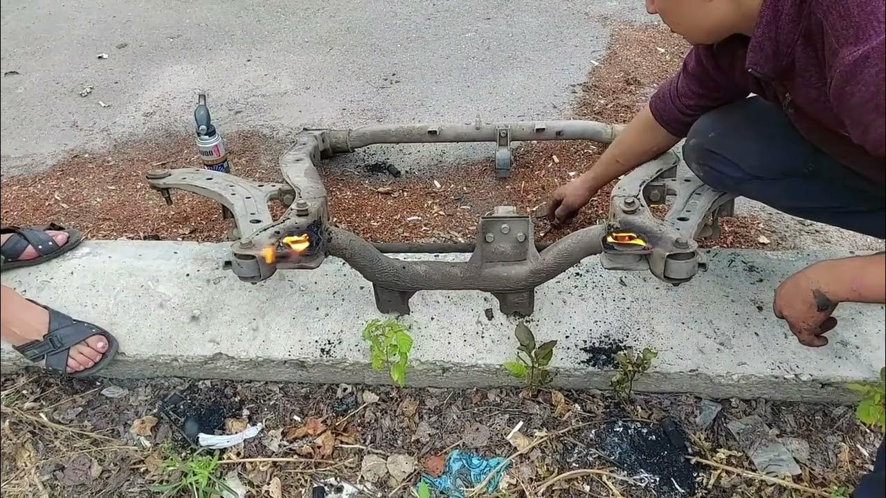 Замена сайлентблоков подрамника Хендай Акцент тагаз Hyundai Accent ...