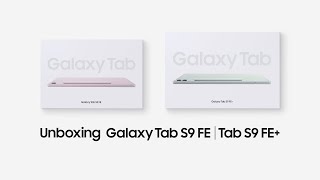 Unboxing the Galaxy Tab S9 FE and the bigger Tab S9 FE+: What's it all  about? - PhoneArena