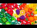 ASMR 木とプラスチックからフルーツのおもちゃをカット - ASMR Cutting Plastic fruit vs real kiwi fruit