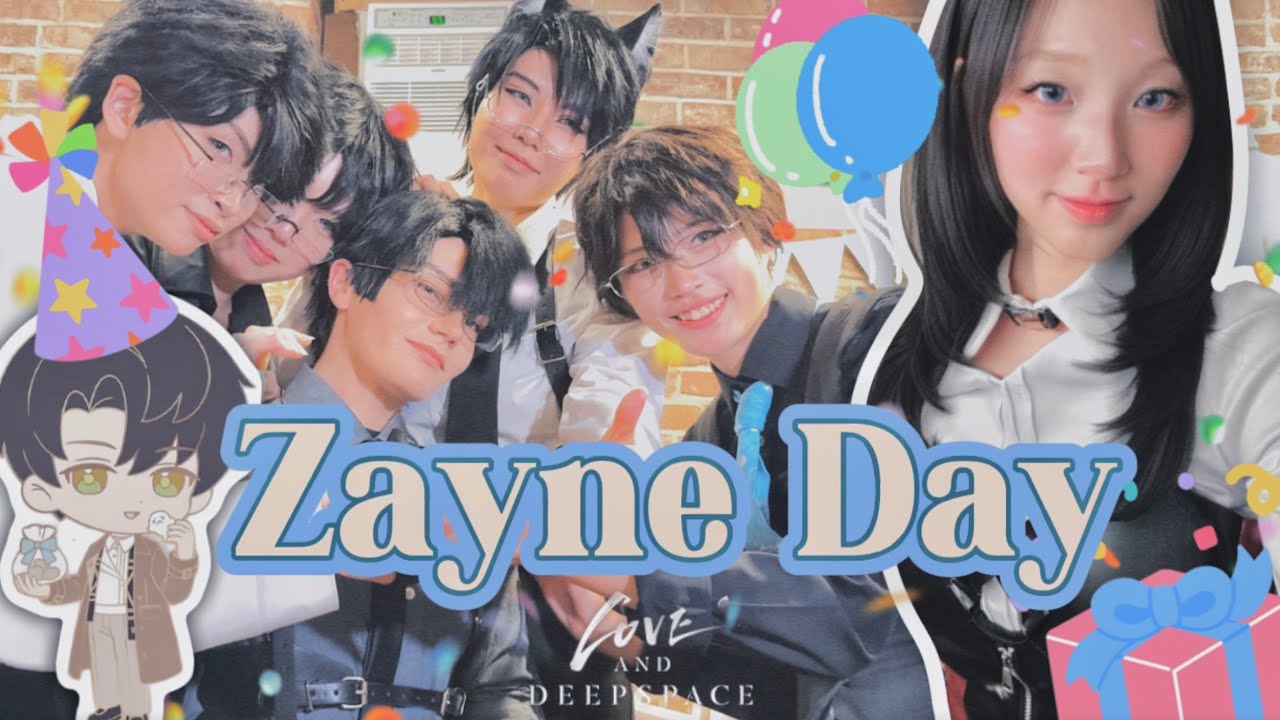 ❄️ Zayne's Birthday Vlog: What Happened at the Party? || Love and DeepSpace Cosplay Event 恋与深空