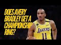 Does Avery Bradley Get A Championship Ring?