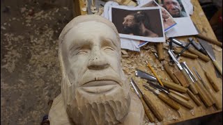 Between Cuts - Starting to Add Details to the Neanderthal