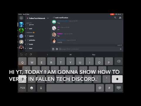 How to verify your Minecraft account on FallenTech discord