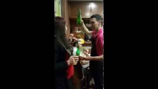 El ritual de la "Sidra" en Asturias, España