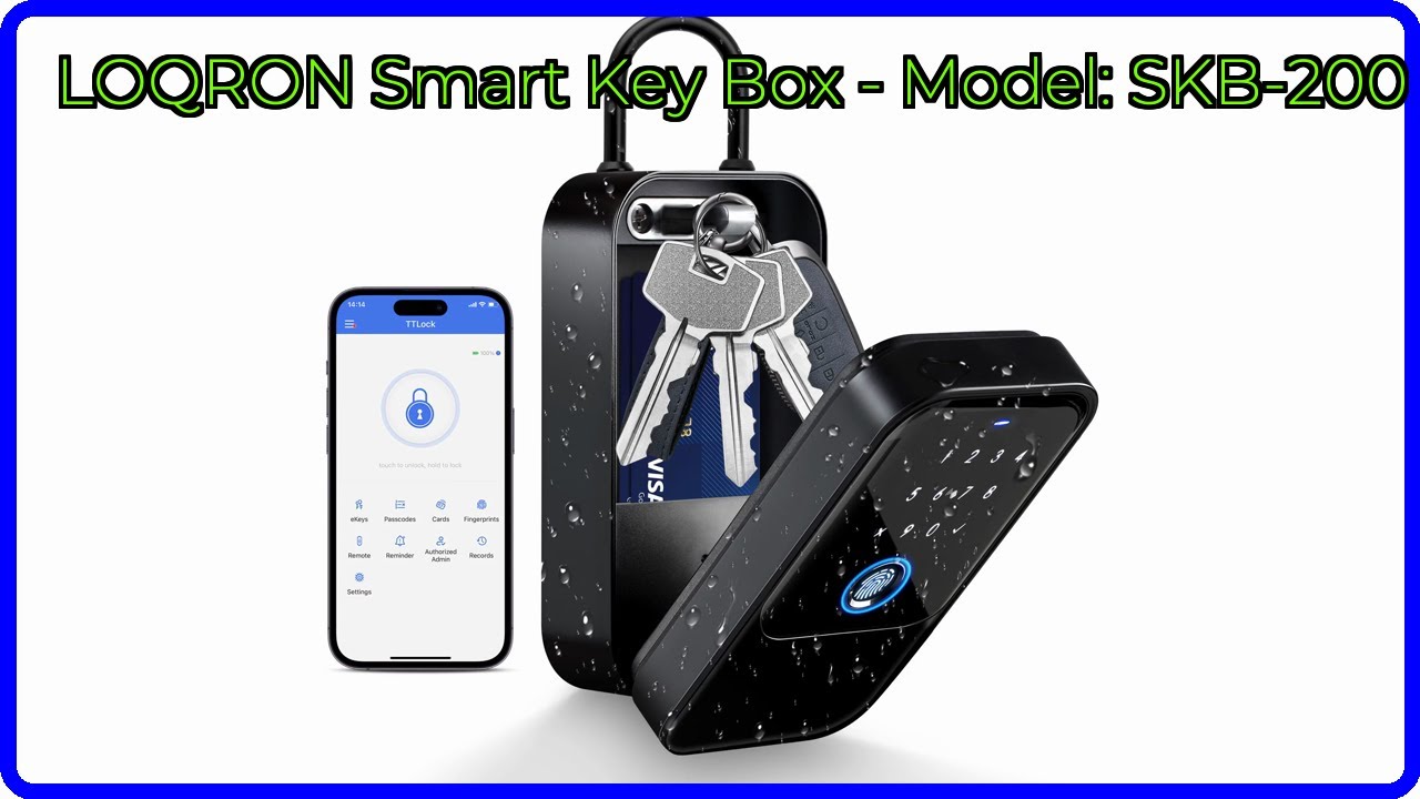 REVIEW (2025): LOQRON Smart Key Box - Model: SKB-200. ESSENTIAL details.