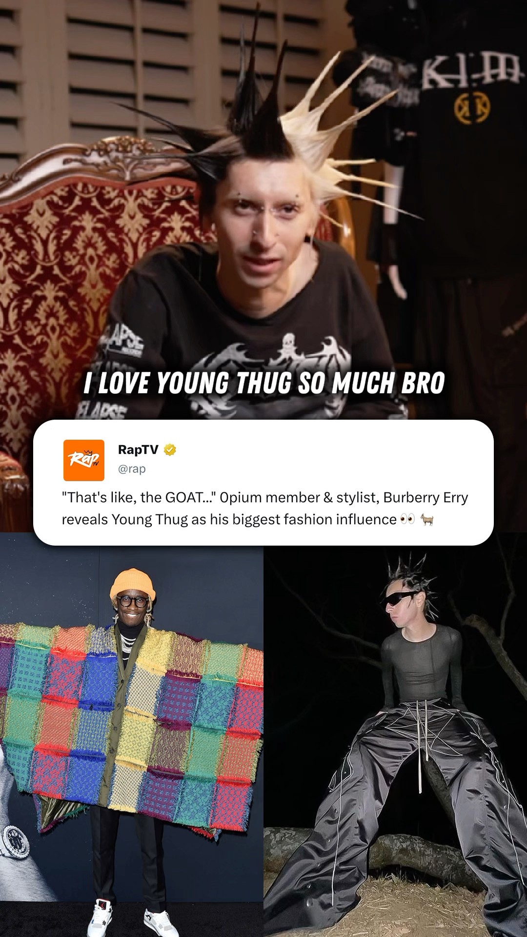 Burberry Erry Says Young Thug was the First Artist to Influence
