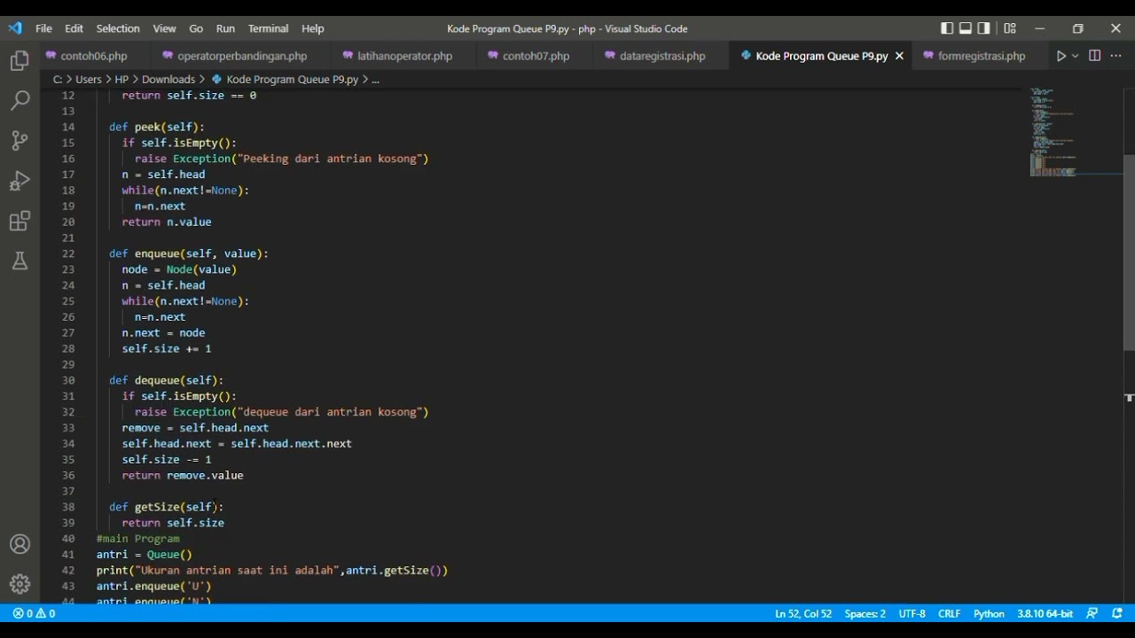 tugas struktur data (Queue)