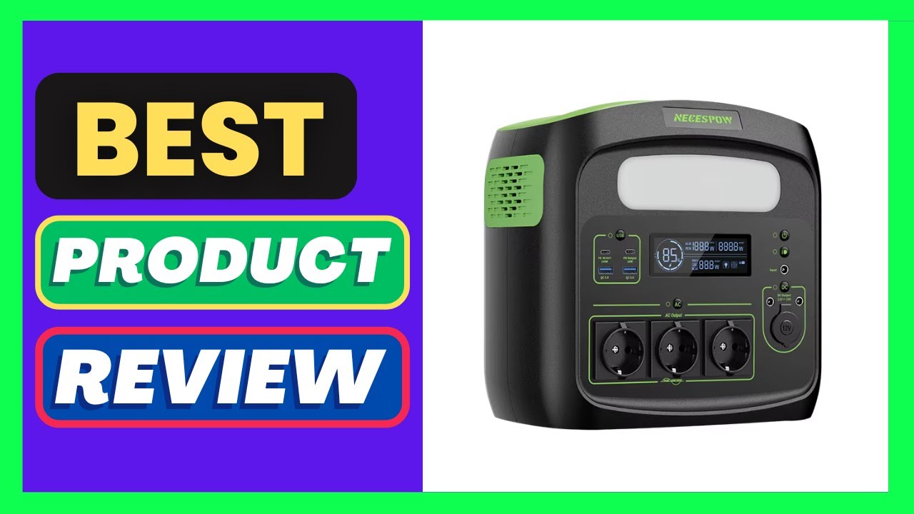 Newsmy N7576 Portable Power Station 700W Solar Generator