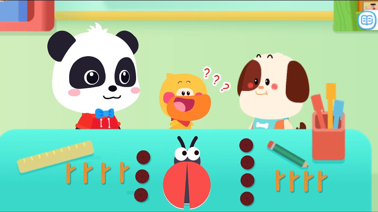 Baby Panda's Math Adventure: Dividing Cakes with Quacky the Duck - Fun ...