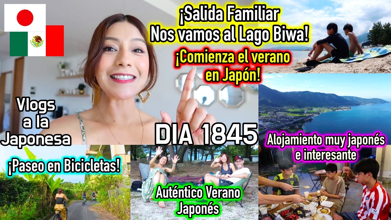 Así Viven los JAPONESES el Verano 🗾 + Paseo en Bicicletas ¡CHAPUZÓN! 🌴 - Ruthi San ♡ 10/11-07-26