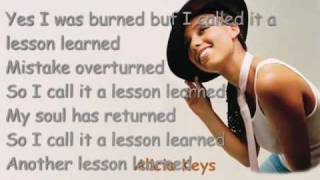 Lesson Learned by Alicia Keys ft. John Mayer LYRICS