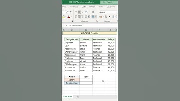 XLOOKUP Function in Excel