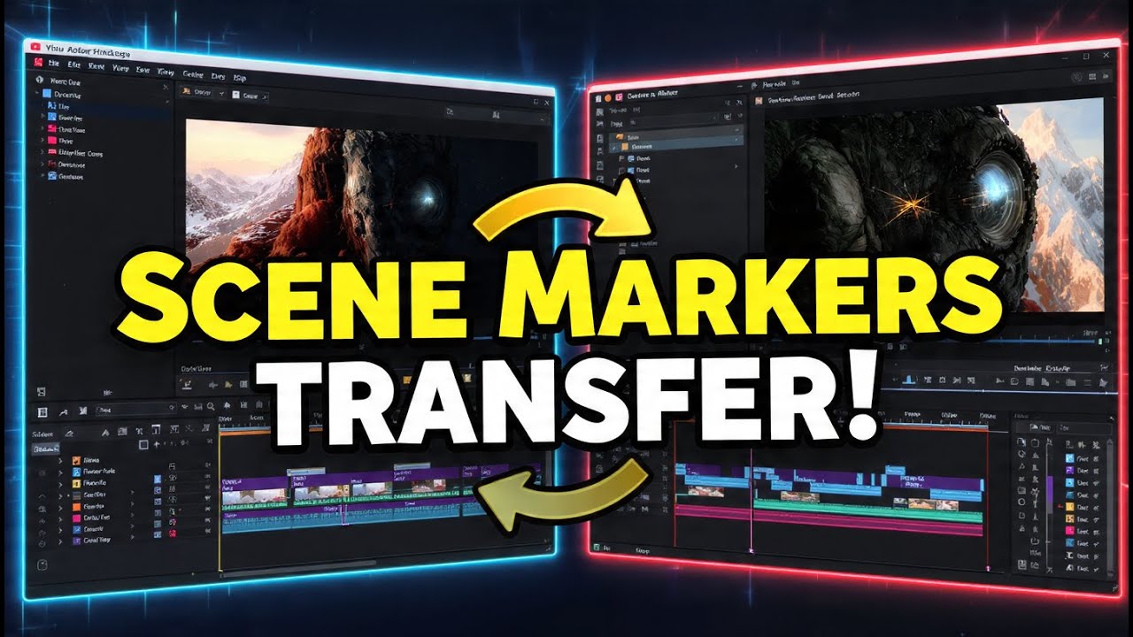 How to port auto detected scene markers from Kdenlive to DaVinci Resolve