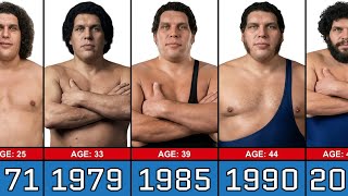 The Evolution of André the Giant From 1948 to 1993