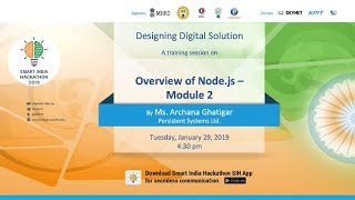 Training Session on Designing Digital Solution: Overview of Node js – Module 2