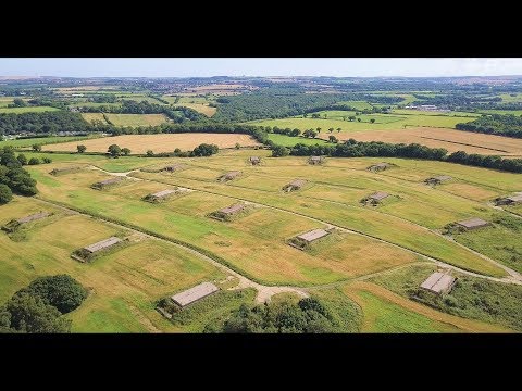 Brasside/Finchale ammunition depot by drone.