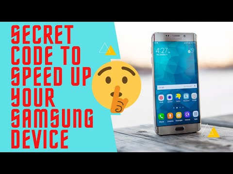 Very useful  secret  code for speeding  up your Samsung device
