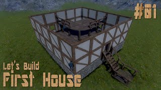 Medieval Engineers Let's Build: First House - Part 1