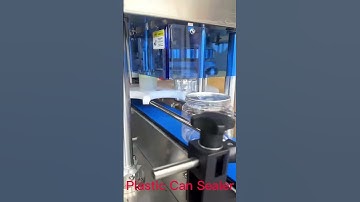 PET Jar sealer machine,Plastic container can seaming machine,tranparence can seamer machine Supplier